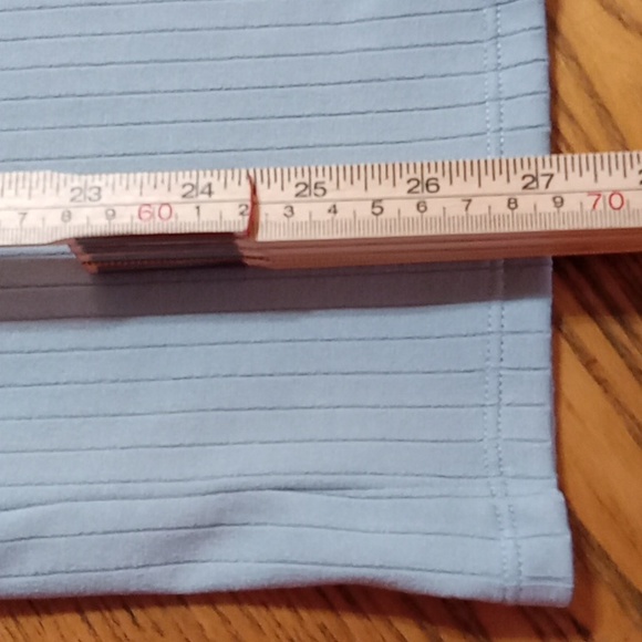 HALARA  Women SKIRT SMALL New Workout Tennis PALE LIGHT BLUE Yoga RIBBED - Picture 4 of 7